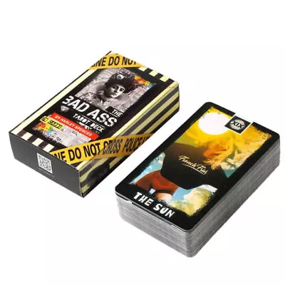 78x The Bad Ass Tarot Deck Board Game Card Games Fortune Telling Game • $10.99