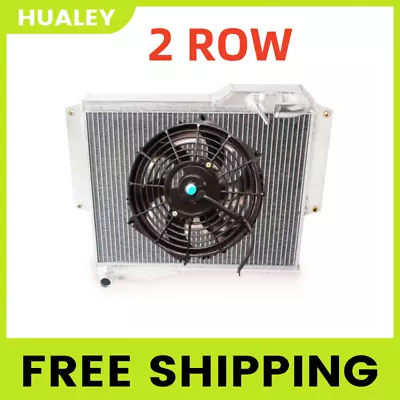 Aluminum Radiator + Fan For 1977-1980 MG MGB GT ROADSTER 1.8L Convert MK IV • $108