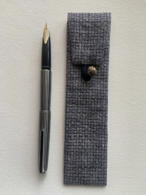 £124 • Buy Pilot Custom 18KWG K500SS Fine Nib Fountain Pen, Con 40 Converter And Pen Pouch