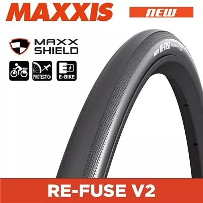 Maxxis Refuse V2- 700 X 25 Folding - 60tpi Maxxshield - Black • $69.99