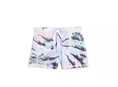 Vintage Havana Girls' Burnout Tie Dye Fleece Cutoff Shorts Saltwater Size L 2473 • $17.10