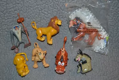 Complete Set Of 7 Vintage 1994 Disney Lion King Happy Meal Toys From Burger King • $15