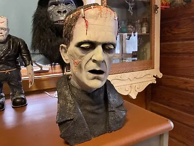 Frankenstein Bust 1/1 Artist Painted Boris Karloff Monster • $449