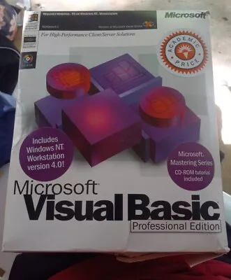 Microsoft Visual Basic Professional Edition Original • $75