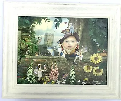 CHARLOTTE BIRD ‘Humpty Dumpty’ Signed Framed Fairy Nursery Rhyme Print VGC • £24.99