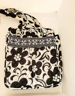 Vera Bradley Day And Night Tote Black And White Floral • $10