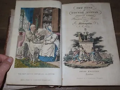 £99.99 • Buy 1820 THE TOUR OF DOCTOR SYNTAX THROUGH LONDON 19 COLOUR PLATES Rowlandson