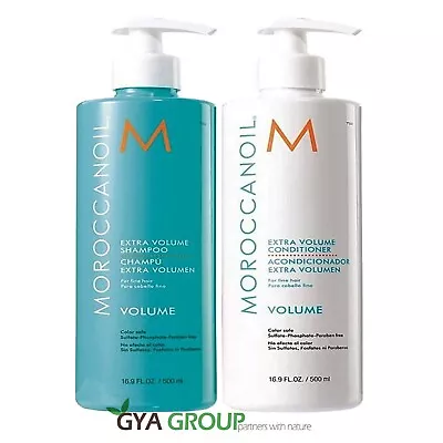 Moroccanoil Extra Volume Shampoo & Conditioner 500ml Set. • $79.99