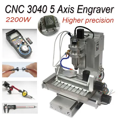 CNC 3040 5 Axis Engraver 2200W Router Engraving Carving Metal Milling Machine AU • $3599