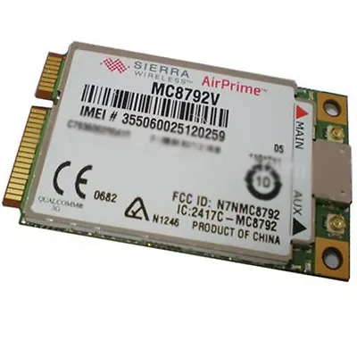 Sierra Wireless AirPrime MC8792V PCI-E 2G 3G HSUPA 7.2Mbps 5.8Mbps +GPS • $49.90