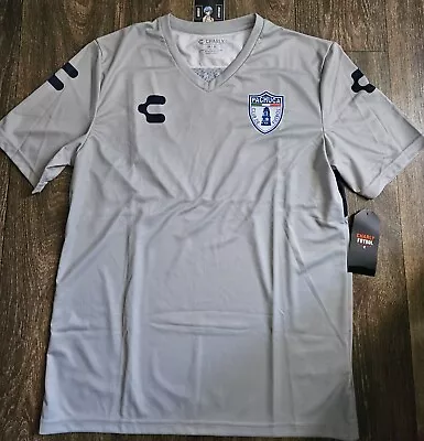 NWT Charly Pachuca Tuzos Training Jersey Gray/Blue Size Medium • $45.90