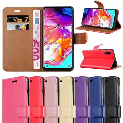 Galaxy A90 5G Phone Case Leather Wallet Flip Folio Stand View Cover For Samsung • £5.95