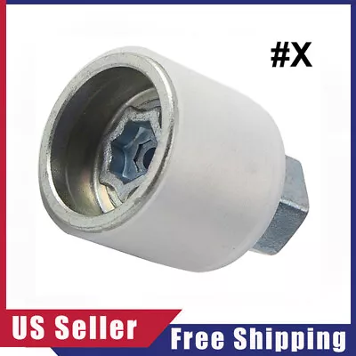  Tire Wheel Lock Nut Bolt Removal Key # X For VW Audi  Anti-Theft Screw Lug New • $14.61