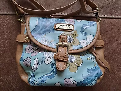 Blue Pink And Beige Floral Small Crossbody Bag MANTARAY • £10.99