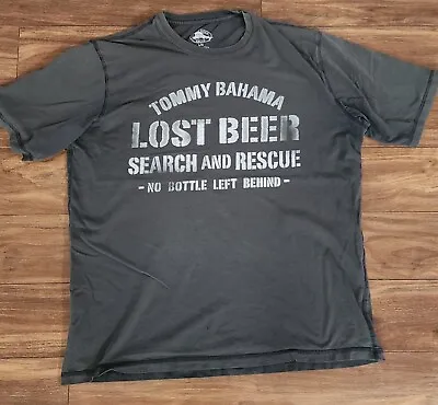 Tommy Bahama T-Shirt Sz Large Lost Beer Search And Rescue  • $15