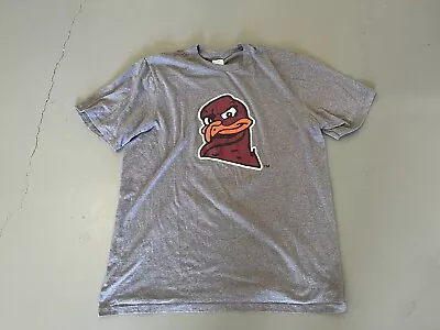 Virginia Tech Hokies Team Issued Gray Shirt Size XL Football NCAA ACC￼ • $24.99