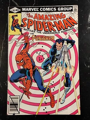 Amazing Spider-Man #201  VF 8.0  Punisher Appearance! Marvel 1980  HOT 🔥 KEY🗝️ • $30