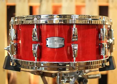 Yamaha 14x6 Absolute Hybrid Maple Red Autumn Snare Drum • $699.99