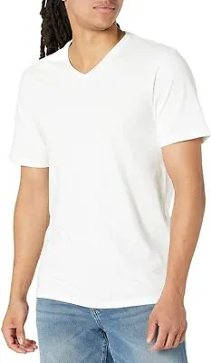 $13.98 • Buy Fruit Of The Loom Men's IR White V Neck T-Shirt 3 Pack Tagfree 100% Cotton M-3XL
