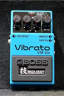 Boss VB-2W Waza Craft Vibrato Guitar Effect Pedal Used • $196.77