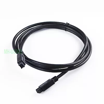 6 FT IEEE-1394b FireWire 800 9 Pin Male To 9 Pin Male Cable - Black • $7.08