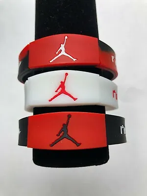 MICHAEL JORDAN  Silicone Wristband Bracelets For Sports Fans Basketball • $12.99