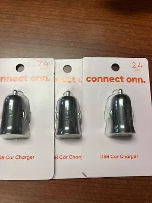 3 Pack Connect On USB Charger2.4 Amp • $17