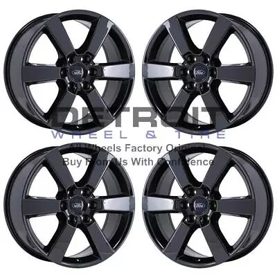 20  Ford F150 Pvd Black Chrome Wheels-w Rims Factory Oem 10005 Exchange 2007-... • $625.50