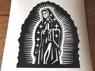 Virgin Mary Vinyl Decal Sticker For Car Truck Religious Lady Of Guadalupe  • $4