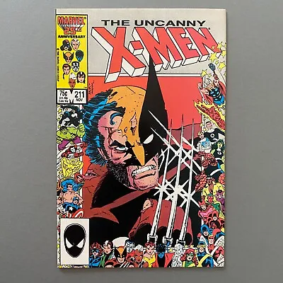 Uncanny X-men 211 1st Appearance Marauders 25th Anniversary Border (1986 Marvel) • $21.99