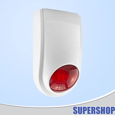 433MHz KERUI J008 Wireless Outdoor Flash Strobe Siren Lot For Home Alarm System  • $24.99