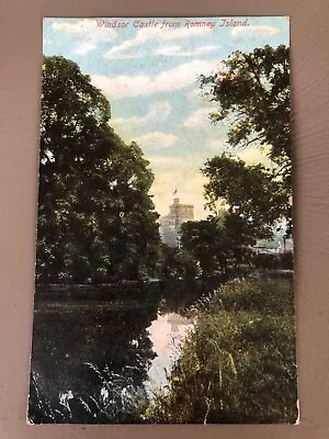 £6 • Buy Edwardian Vintage Postcard Windsor Castle From Romney Island Posted