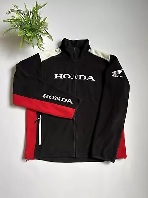 Vintage Honda Racing Fleece Zip Jacket Sz XL Men • $59.99