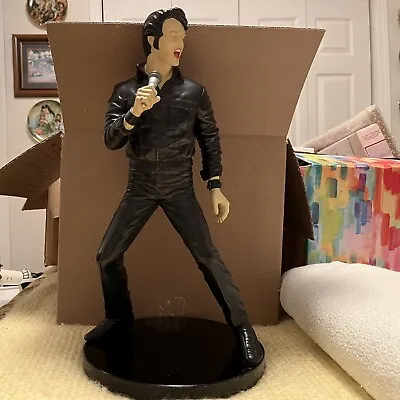 2006 Westland Giftware “Black Leather” Elvis Presley Large Figurine • $295.06