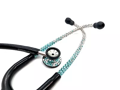 Bling Ombre MDF Infant Stethoscope AUSTRIAN CRYSTALS Bedazzled Custom NICU Baby • $346