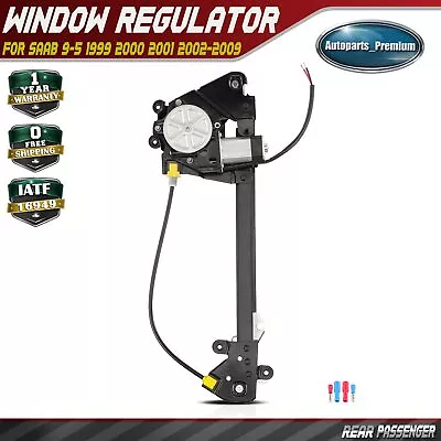 Rear Right Side Window Regulator & Motor Assembly For Saab 9-5 1999 2000-2009 • $54.99