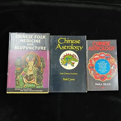 Chinese Astrology & Occultism CHINESE FOLK MEDICINE & ACUPUNCTURE Books • $19