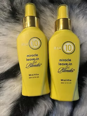 It's A 10 Miracle Leave-In For Blondes 4oz / 120ml 2pk • $29.99