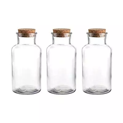 Glass Favor Jar With Cork Lid 18 Ounce Wedding Party • $22.99