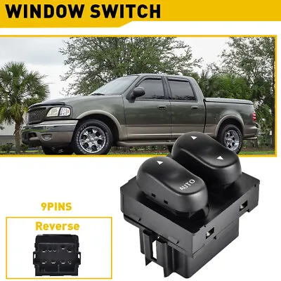 Left Driver Power Side Window Master Control Switch 99-2000 For Ford F-150 Base • $12.99