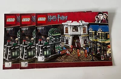 Used Lego 10217 Harry Potter - Diagon Alley RARE 100% Complete • $700