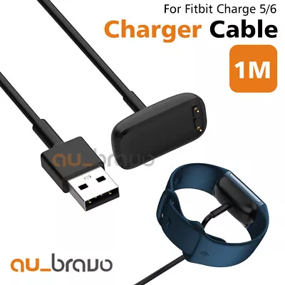 Magnetic Charger Dock Charging Cable For Fitbit Charge 6 5 Replacement USB Cable • $6.99