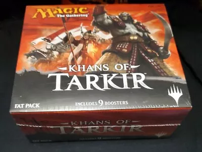 Magic The Gathering Khans Of Tarkir Fat Pack Bundle KTK 2014 NEW/FACTORY SEALED • $79.99