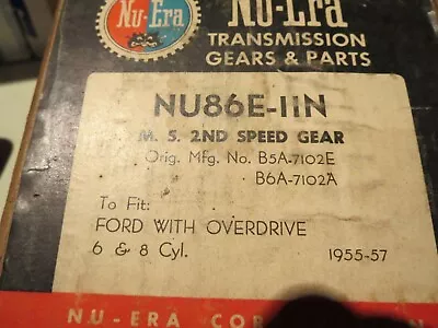 New T86e-11n 2nd Gear For 1955-66 Ford & Mercury 3 Spd T86 Transmission • $25