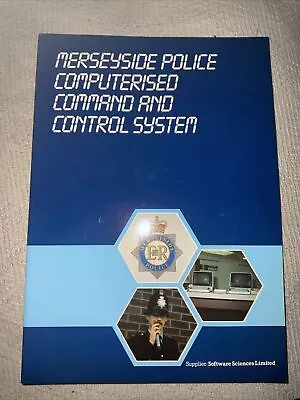 Merseyside Police 1980’s  Booklet Computerised Command And Control System • £3.99