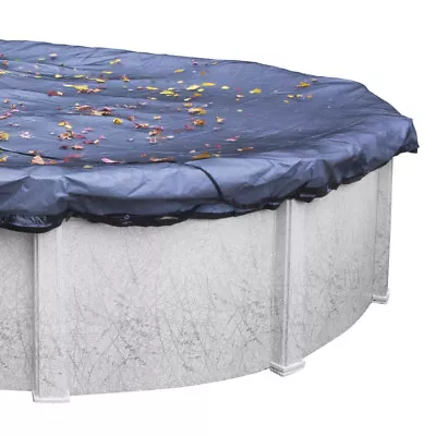 Robelle Premium 28' Round Above Ground Swimming Pool Leaf Net Cover - Black • $179.99