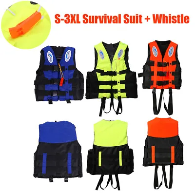 $18 • Buy Adult Kid Life Jacket Inflatable Vest Boating Fishing Kayak Swimming Safety
