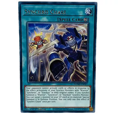 YUGIOH Synchro Chase MZMI-EN047 Rare Card 1st Edition NM-MINT • £0.99