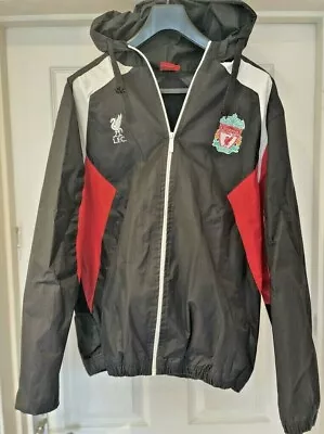 Official Liverpool Football Club LFC Men’s Hooded Lightweight Jacket UK Large • £25