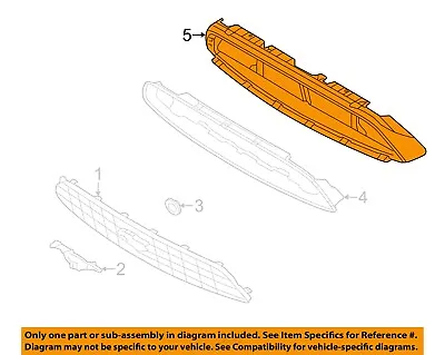 FORD OEM 13-14 Mustang Front Bumper Grille-Grille Surround DR3Z8A200AA • $52.80